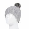 Heat Holders Girls' Glacier Peak Cable Pom Beanie