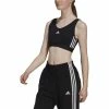 Adidas Women's Essential 3-Stripes Crop Top -Big 5 Sporting Goods store 4375 11162 1343 015 zoom 50