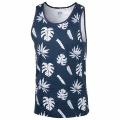 Original Deluxe Men's All Over Palm Tank Top