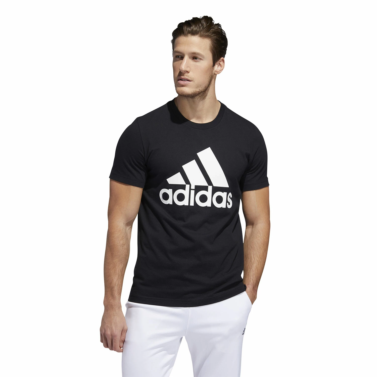 Adidas Men's Badge Of Sport T-Shirt 4 Adidas Men's Badge Of Sport T-Shirt - Image 2