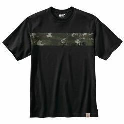 Carhartt Men's Relaxed-Fit Short-Sleeve Camo Logo Tee