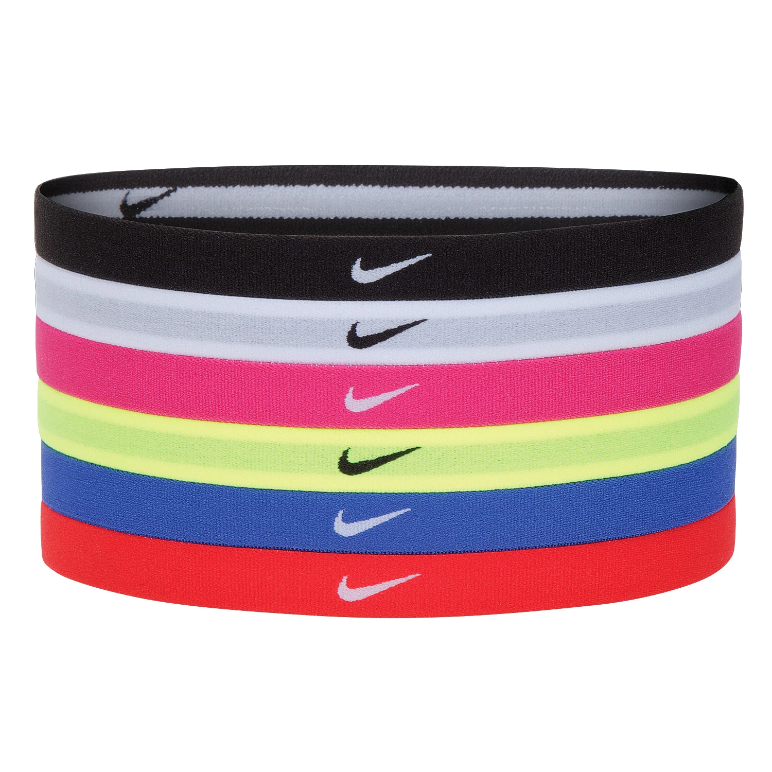 Nike Swoosh Sport Hairbands 2.0 - 6-Pack 3 Nike Swoosh Sport Hairbands 2.0 - 6-Pack