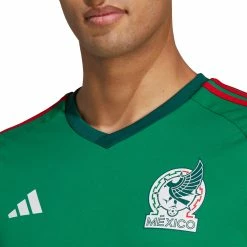 Adidas Men's Mexico 2022 Home Fan Shirt -Big 5 Sporting Goods store 5110 11183 8858 538 zoom 50