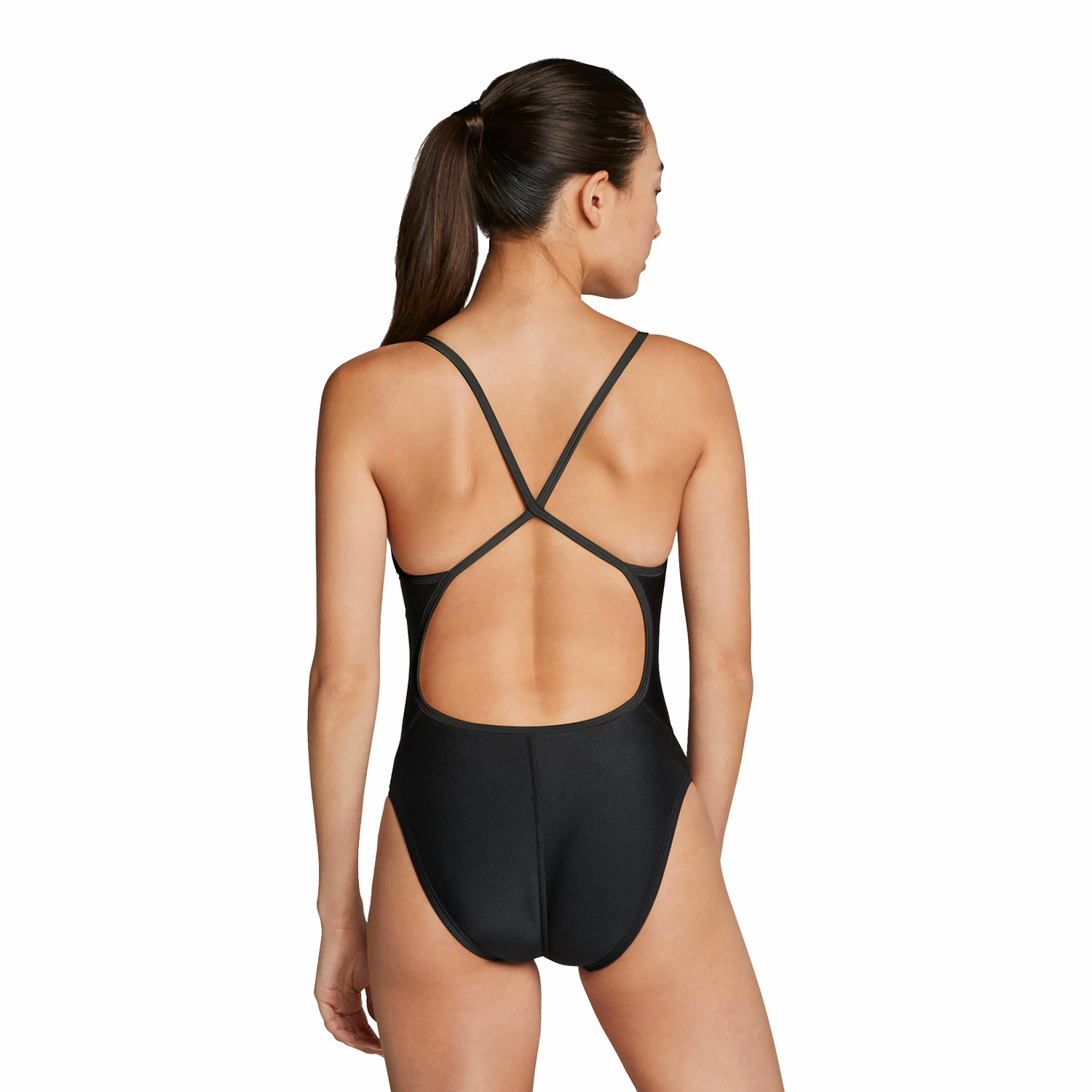 Speedo Women's Flipback Splice Black/Gray Competition One-Piece Swimsuit 5 Speedo Women's Flipback Splice Black/Gray Competition One-Piece Swimsuit - Image 3