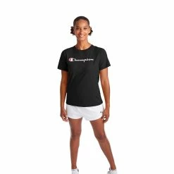 Champion Women's Classic Script Short-Sleeve Tee -Big 5 Sporting Goods store 4315 10427 8113 015 zoom 50