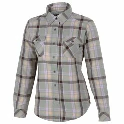 Swiss Alps Women's Faux Fur Lined Flannel Shirt Jacket
