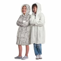 Sherpy Kids' Velour Zip Reverse Hoodie