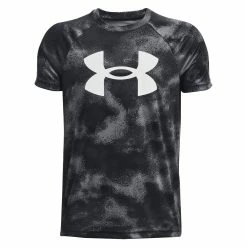 Under Armour Boys' Tech Big Logo Printed Short-Sleeve Tee