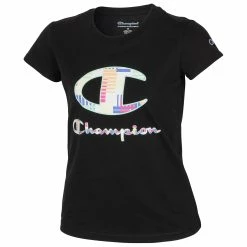 Champion Girls' Multi Stripe Pattern Tee